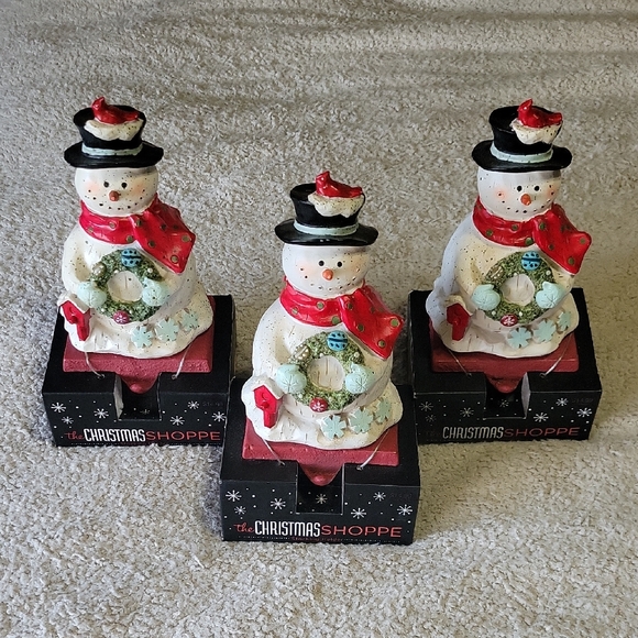 Other - Snowman Holiday Decor Stocking Hanger